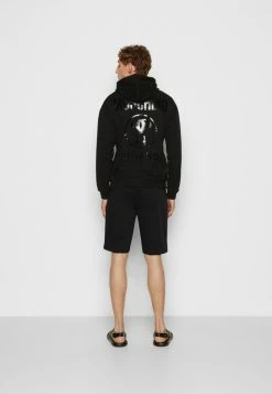 MOSCHINO TROUSERS - Shorts - Black -MOSCHINO SHOP dfded47ef6564e579d434f258643a5d6