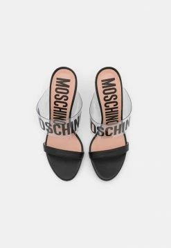 MOSCHINO Heeled Mules - Nero -MOSCHINO SHOP dff2b2e56f8c4b47811e0c9048aa3687