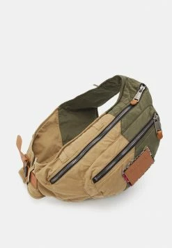 MOSCHINO PATCHWORK - Bum Bag - Fantasy Brown -MOSCHINO SHOP e155d7f917c04a27800d46f4da07c8b2