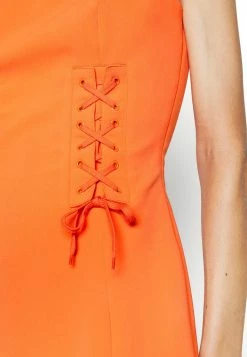 MOSCHINO BONDAGE LACING - Cocktail Dress / Party Dress - Orange -MOSCHINO SHOP e16977ed18094a918b97200ee3c40203