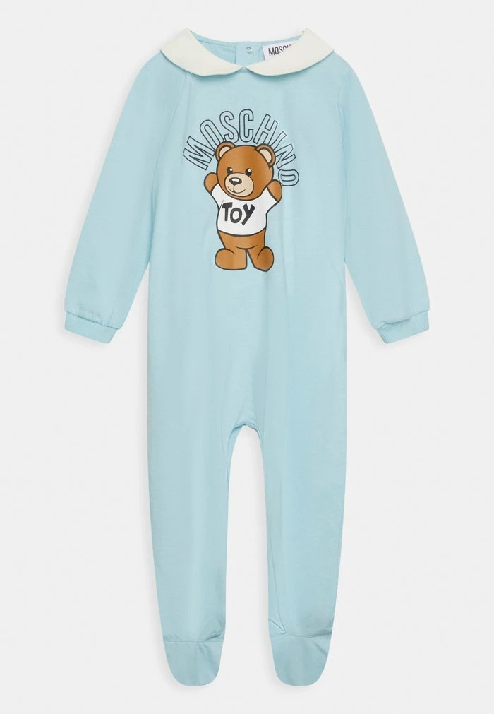 MOSCHINO BABYGROW WITH GIFT BOX UNISEX - Pyjamas - Baby Sky Blue 1 MOSCHINO BABYGROW WITH GIFT BOX UNISEX - Pyjamas - Baby Sky Blue