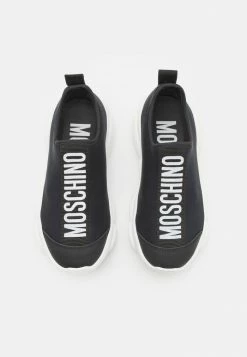 MOSCHINO TEDDY SOLE UNISEX - Trainers - Black -MOSCHINO SHOP e23fd4dca14a4adfa6e5a5b5e4a3fdde