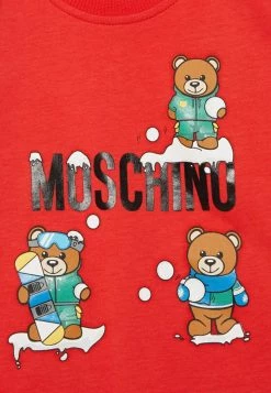 MOSCHINO XMAS UNISEX - Long Sleeved Top - Poppy Red -MOSCHINO SHOP e2448e250923494e8882602d7530f27d