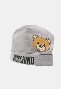 MOSCHINO BABY HAT UNISEX - Beanie - Melange Grey -MOSCHINO SHOP e24b78b9c0ae450cba7c897ba5862eee