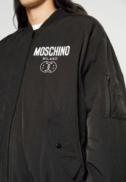 MOSCHINO Bomber Jacket - Fantasy Black -MOSCHINO SHOP e349df6d6fda449cb98935cc63f7f1dd