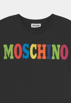 MOSCHINO MAXI UNISEX - Print T-shirt - Black -MOSCHINO SHOP e3ade50a8023499584e2dbbe29ee47f5