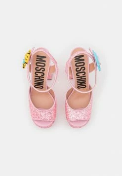 MOSCHINO High Heeled Sandals - Rosa -MOSCHINO SHOP e3e87816c9124b2aaf4b1efa0e273798