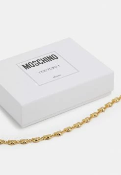 MOSCHINO NECKLACE - Necklace - Shiny Gold-coloured -MOSCHINO SHOP e560b8048b414d8c9a7834cddc66365e