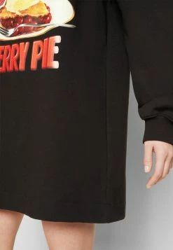 MOSCHINO DINER GROUP - Jersey Dress - Black -MOSCHINO SHOP e5bb527bf2b14d2bbe4c4e72666db78e