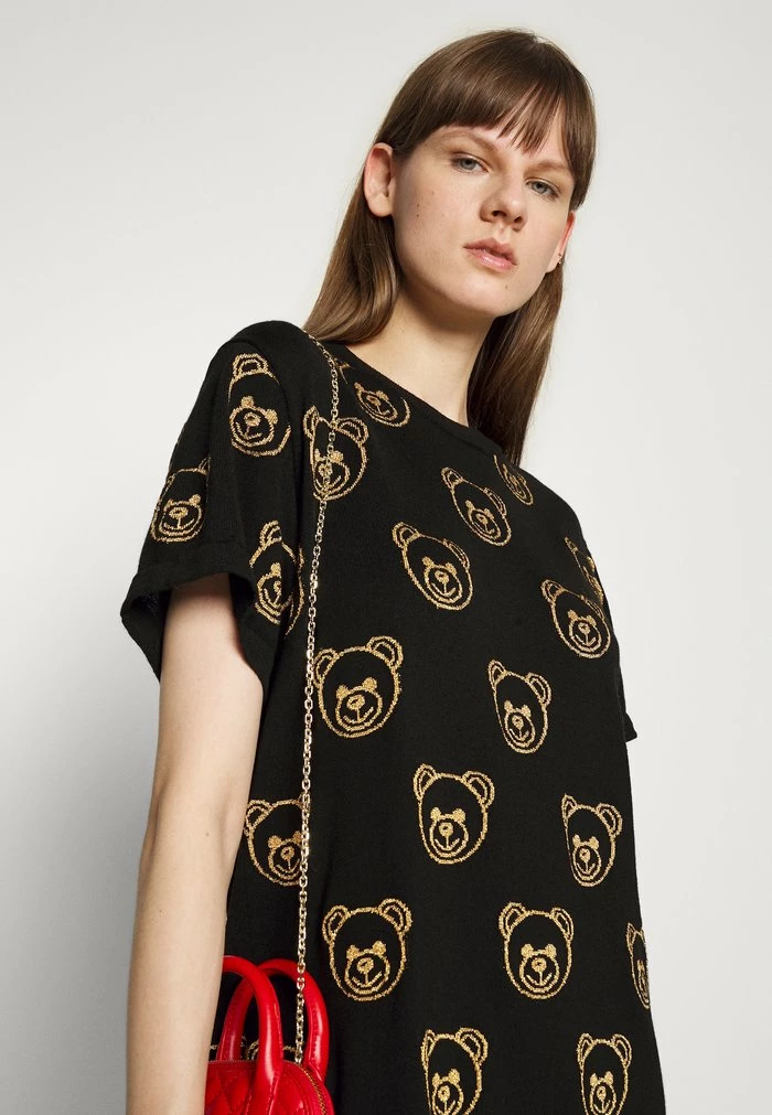 MOSCHINO DRESS - Jumper Dress - Black 4 MOSCHINO DRESS - Jumper Dress - Black - Image 4