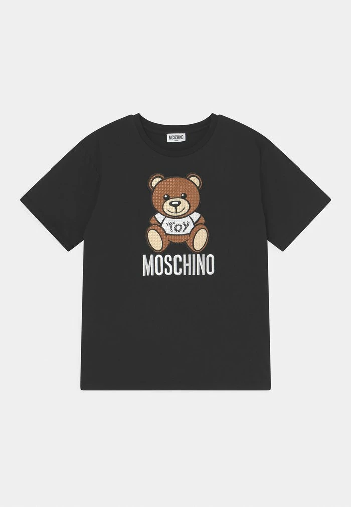 MOSCHINO MAXI UNISEX - Print T-shirt - Black 1 MOSCHINO MAXI UNISEX - Print T-shirt - Black