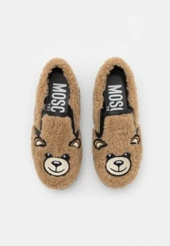 MOSCHINO UNISEX - Slip-ons - Brown -MOSCHINO SHOP e7f9bb48f9c545bd9e5b179aa6a9f29b