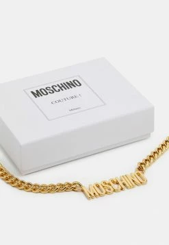 MOSCHINO NECKLACE - Necklace - Shiny Gold-coloured -MOSCHINO SHOP e81941a0189f4d81bf6642d3415f1613