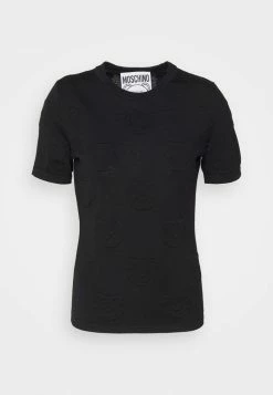 MOSCHINO ICONIC BEAR - Print T-shirt - Fantasy Black -MOSCHINO SHOP e864d15265a14baca6d9cdb6ad4f6dab