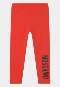 MOSCHINO UNISEX - Leggings - Trousers - Poppy Red