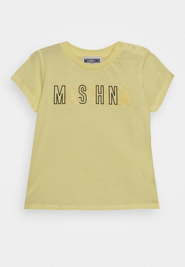 MOSCHINO UNISEX - Print T-shirt - Yellow 1 MOSCHINO UNISEX - Print T-shirt - Yellow