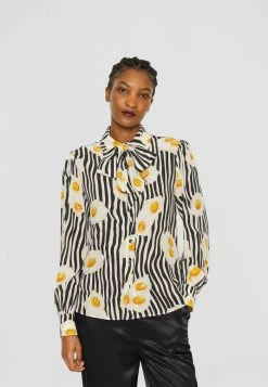 MOSCHINO ALL OVER EGG - Button-down Blouse - Black 9 MOSCHINO ALL OVER EGG - Button-down Blouse - Black -MOSCHINO SHOP e9d7232fc2a44902a93e820920f70e92