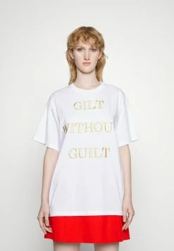 MOSCHINO Print T-shirt - White -MOSCHINO SHOP ea4d5dc3bb2f489890f34ee02af4d957