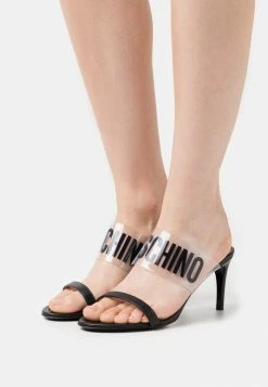 MOSCHINO Heeled Mules - Nero