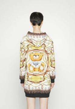 MOSCHINO MILITARY TEDDY SCARF - Day Dress - Fantasy Ivory -MOSCHINO SHOP eb0ab0aec96b43489dc1d993574e5d39