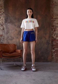 MOSCHINO LOGO - Shorts - Blue