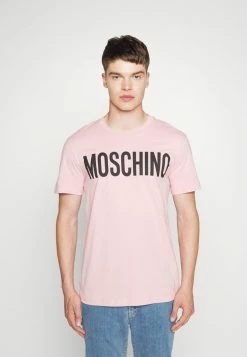 MOSCHINO Print T-shirt - Pink -MOSCHINO SHOP eb72df0427714f019babe1807a4b7275
