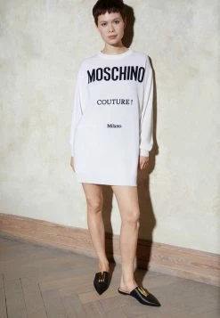 MOSCHINO INSTITUTIONAL - Jumper Dress - White
