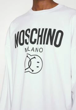 MOSCHINO UPPER BODY GARMENT - Sweatshirt - Fantasy White -MOSCHINO SHOP ee3cdad3a6604b2f8efb9a5248b532fb