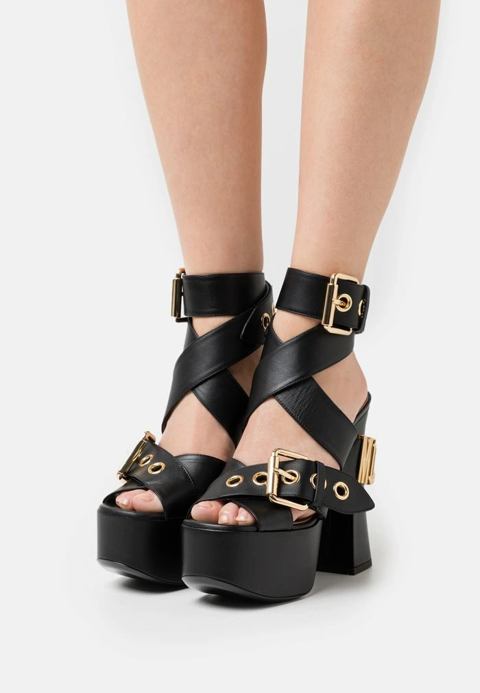 MOSCHINO High Heeled Sandals - Nero 1 MOSCHINO High Heeled Sandals - Nero