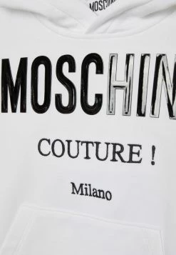 MOSCHINO ADDITION UNISEX - Sweatshirt - Optical White -MOSCHINO SHOP eff5851373454793879afd8565021134