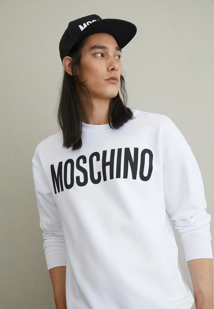 MOSCHINO Sweatshirt - Fantasy White 3 MOSCHINO Sweatshirt - Fantasy White - Image 3