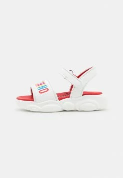 MOSCHINO UNISEX - Sandals - White/multicolor