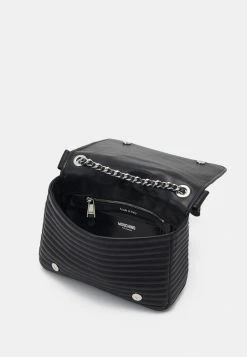 MOSCHINO BIKER BAG SHOULDER BAG - Handbag - Black -MOSCHINO SHOP f1e85ff794d54245b3480962209295a3