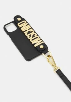 MOSCHINO I PHONE 12/12 PRO UNISEX - Phone Case - Fantasy Black -MOSCHINO SHOP f257811337694c43924b73899fa7f108