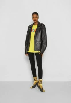 MOSCHINO LOGO - Print T-shirt - Yellow -MOSCHINO SHOP f2e03d69aae94008b0ff9947c8a10fa4