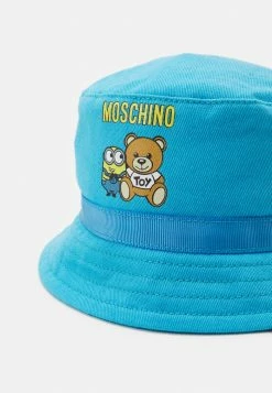 MOSCHINO HAT WITH GIFT BOX UNISEX - Hat - Aquarius Blue -MOSCHINO SHOP f464adbf72f943cc98d00c1c7529e42f