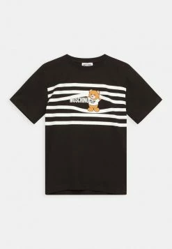 MOSCHINO MAXI TEE UNISEX - Print T-shirt - Black