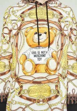 MOSCHINO MILITARY TEDDY SCARF - Day Dress - Fantasy Ivory -MOSCHINO SHOP f53e1e8a98a94cb0b86941ebc72a81b2