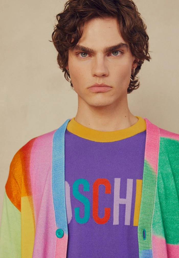 MOSCHINO JACKET - Cardigan - Multi-coloured 1 MOSCHINO JACKET - Cardigan - Multi-coloured