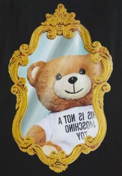 MOSCHINO Print T-shirt - Black -MOSCHINO SHOP f660e877d5e647a1af469c72ec7d196e