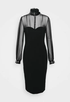 MOSCHINO BONDAGE BUCKLE - Cocktail Dress / Party Dress - Fantasy Black 14 MOSCHINO BONDAGE BUCKLE - Cocktail Dress / Party Dress - Fantasy Black -MOSCHINO SHOP f719b38d5f2245878a7d8da98de63373