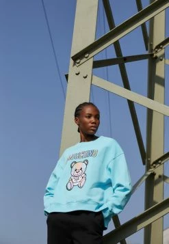 MOSCHINO TEDDY - Sweatshirt - Light Blue