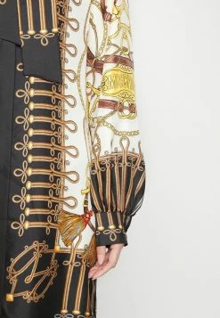 MOSCHINO MILITARY TEDDY SCARF PRINT - Shirt Dress - Fantasy Ivory -MOSCHINO SHOP f7f470ef14ba461398bacfe650fab253