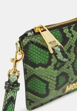MOSCHINO LOGO UNISEX - Clutch - Green -MOSCHINO SHOP f81121c66bf348d5b0dec5433c6e277e