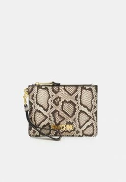 MOSCHINO LOGO UNISEX - Clutch - Beige