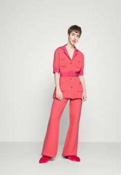 MOSCHINO TEDDY BUTTONS - Cardigan - Fucsia -MOSCHINO SHOP f9c92d3ab69749f7b539a2ced3168049