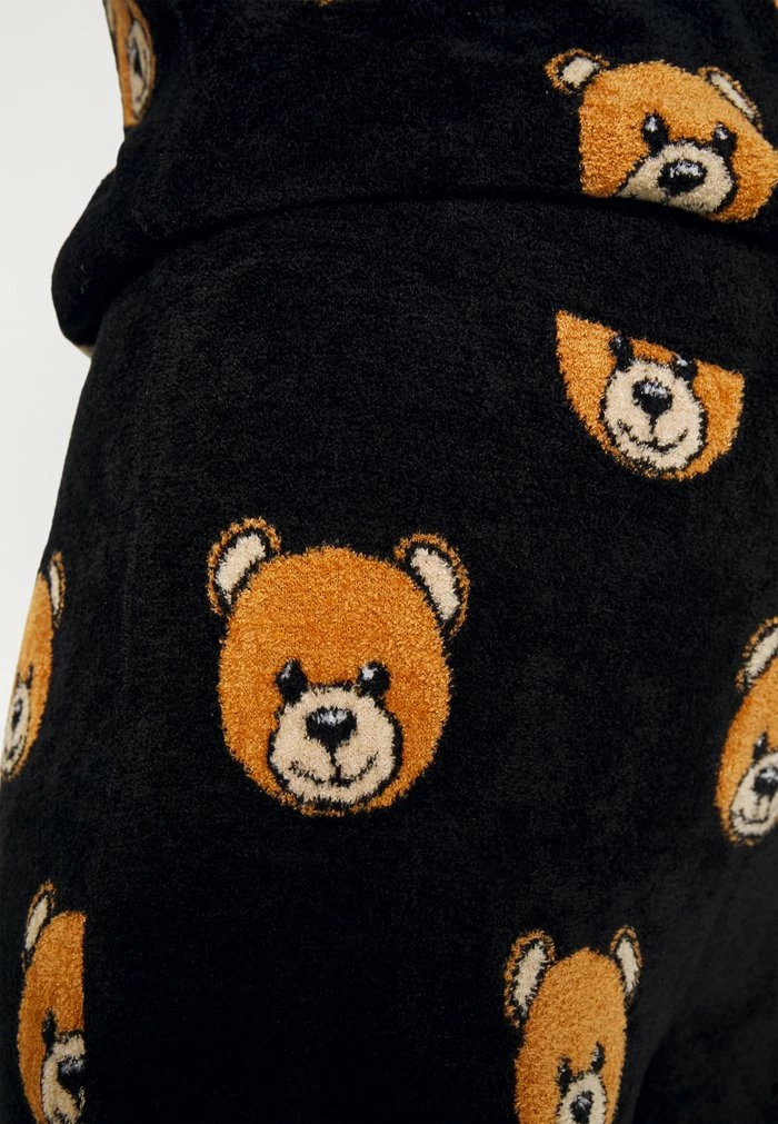 MOSCHINO INTARSIA BEAR - Trousers - Fantasy Black 8 MOSCHINO INTARSIA BEAR - Trousers - Fantasy Black - Image 8