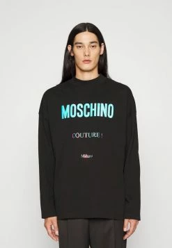 MOSCHINO UPPER BODY GARMENT - Long Sleeved Top - Fantasy Black -MOSCHINO SHOP fb787249953b4a2ab52edf0a9af8257e