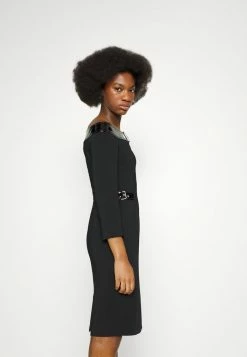 MOSCHINO BONDAGE BUCKLE - Shift Dress - Black 14 MOSCHINO BONDAGE BUCKLE - Shift Dress - Black -MOSCHINO SHOP fcbf49adb1da4ba29a0570fd30505abd