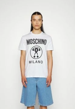 MOSCHINO Print T-shirt - White -MOSCHINO SHOP fd9e6b10759e401c950b6c0f1ba5fea9